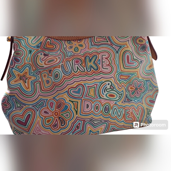 DOONEY & BOURKE LUCY PURSE RAINBOW SWIRLS - Picture 3 of 16